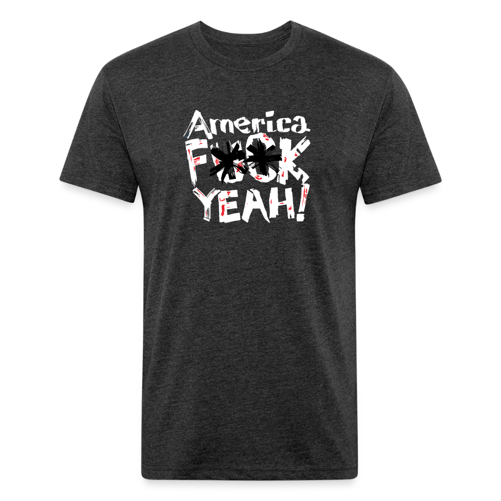 America F**k Yeah! | Men's Tee - heather black