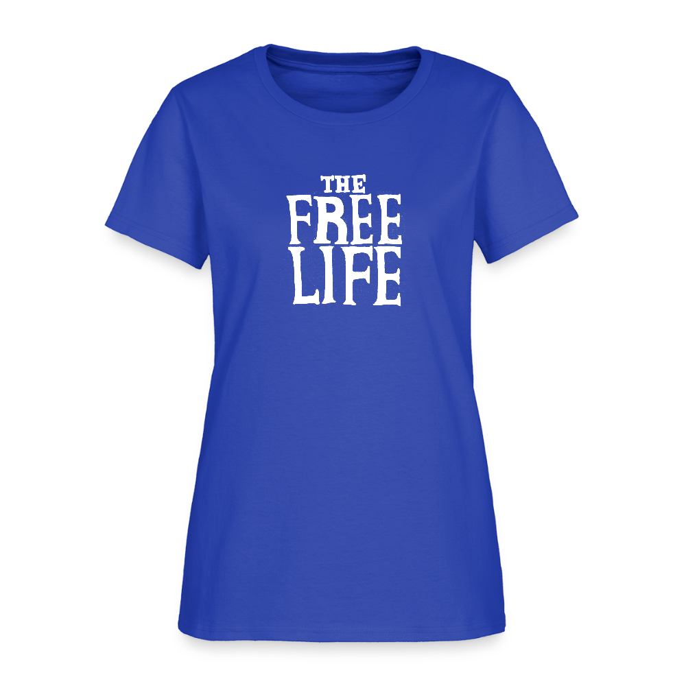 The Free Life | Women's Tee - royal blue
