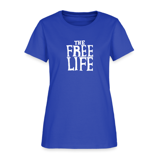 The Free Life | Women's Tee - royal blue
