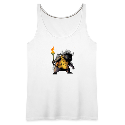 Free the Porcupine | Women's Tank - white