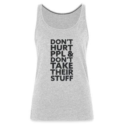 Don't Hurt People | Women's Tank - heather gray