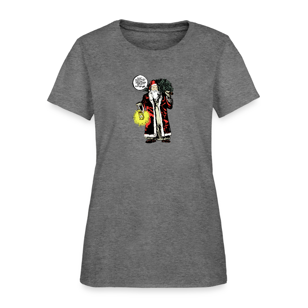 2021 Santa | Women's Tee - graphite heather