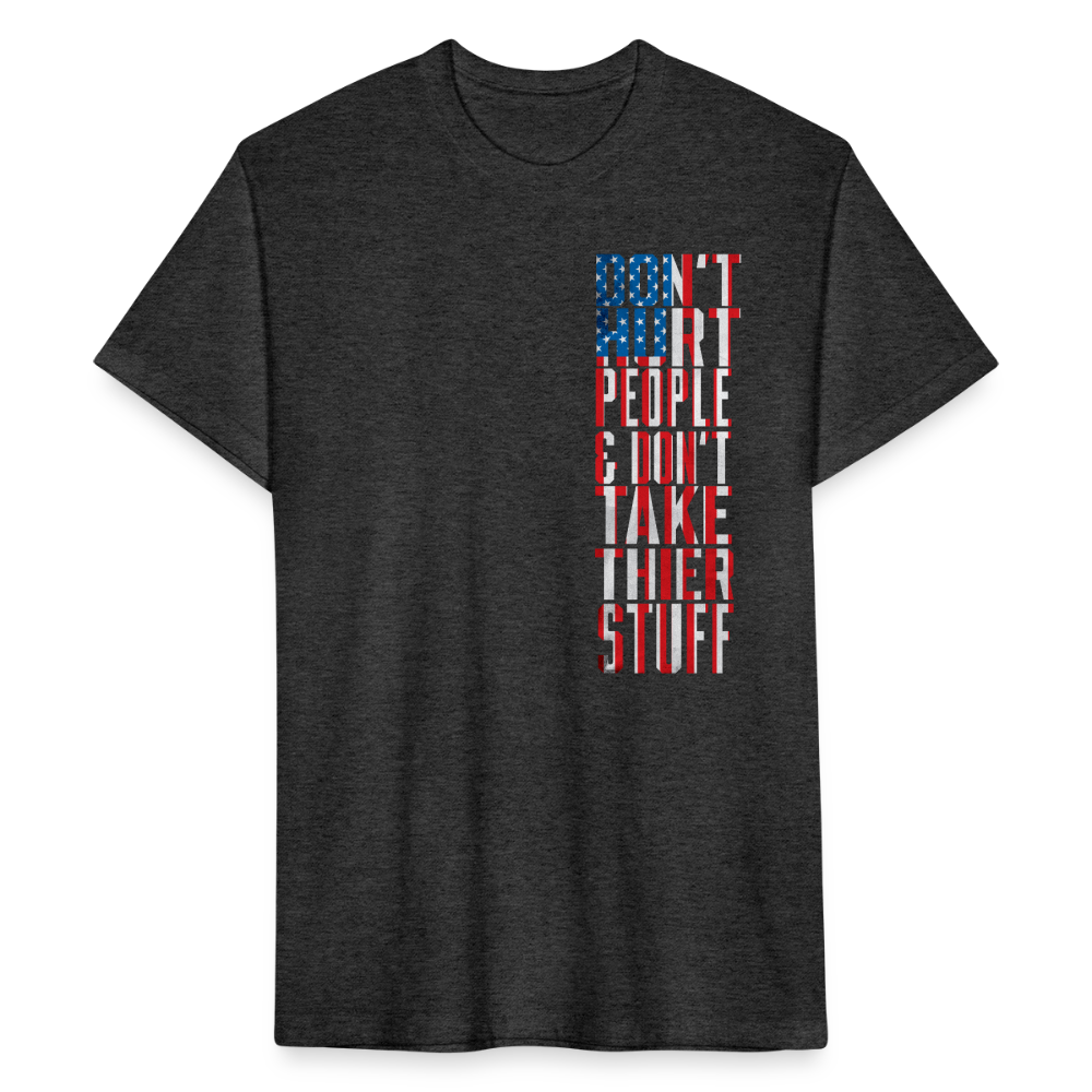 Don't Hurt People | Flag | Men's Tee - heather black