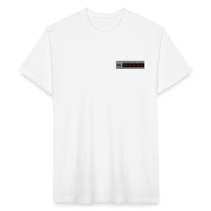 National Debt Clock | Men's Tee - white