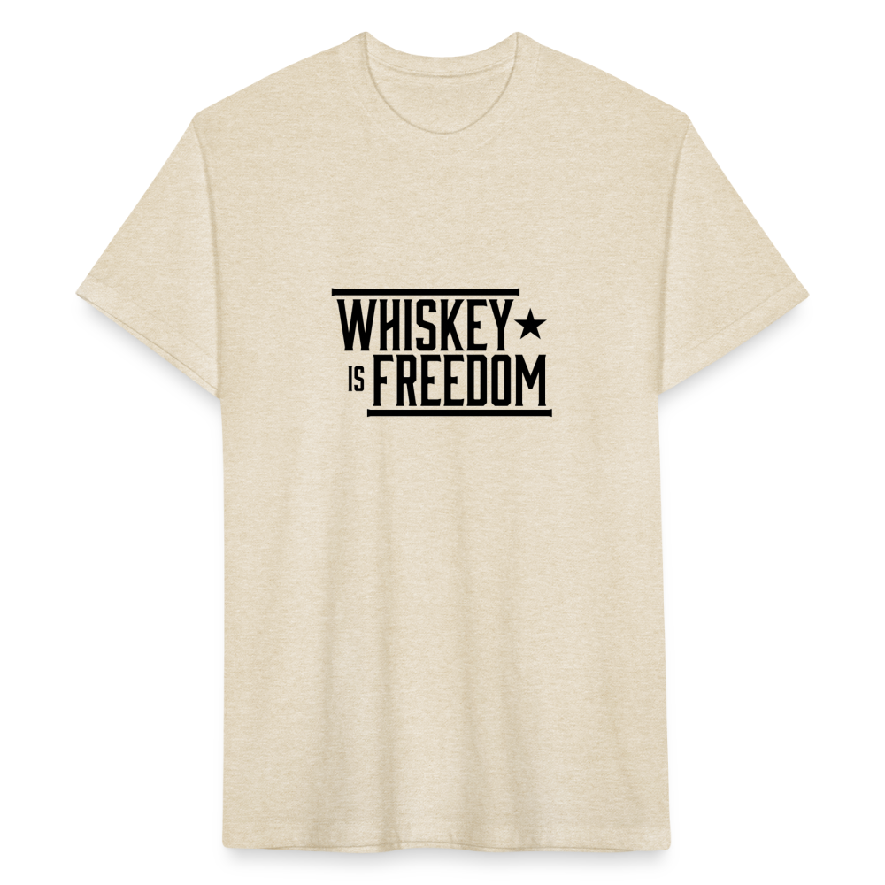 Whiskey is Freedom | Men's Tee - heather cream