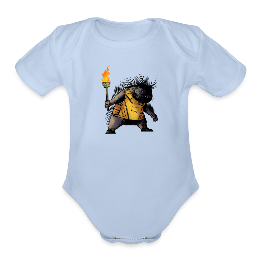 Free the Porcupine | Baby Onesie - sky