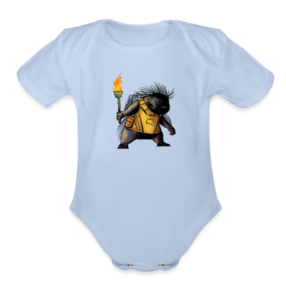 Free the Porcupine | Baby Onesie - sky