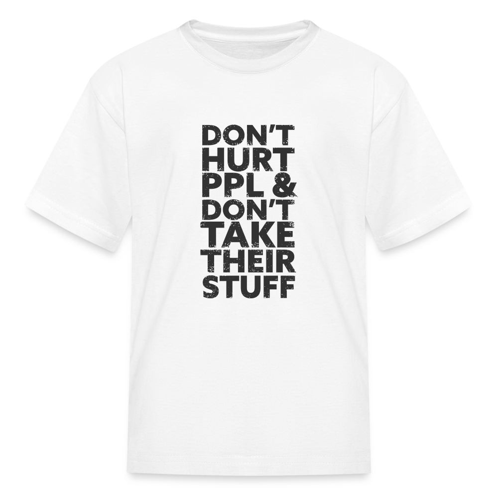 Don't Hurt People | Youth Tee - white