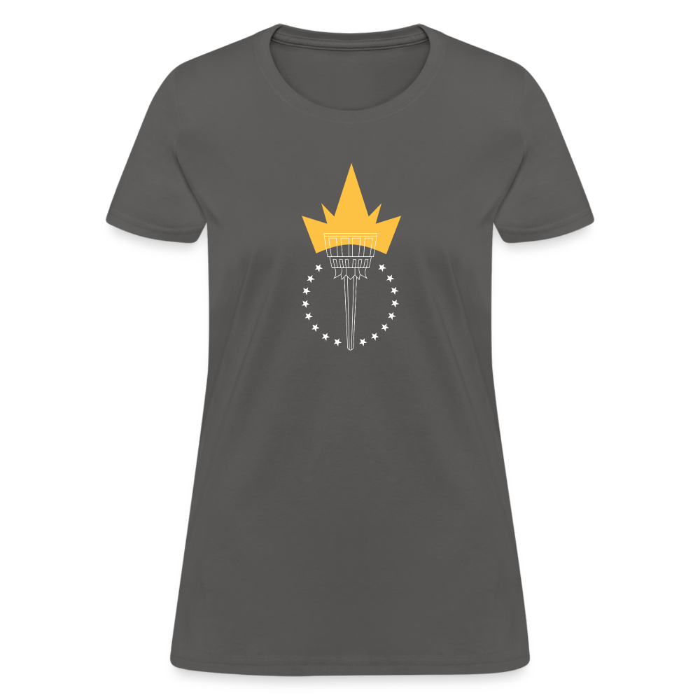 Freedom Torch | Women's Tee - charcoal