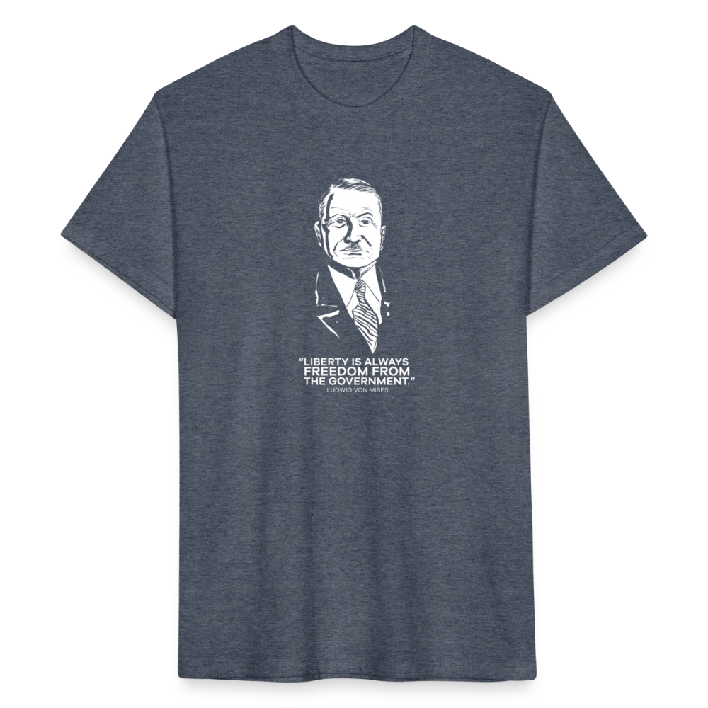 Ludwig von Mises Quote | Men's Tee - heather navy