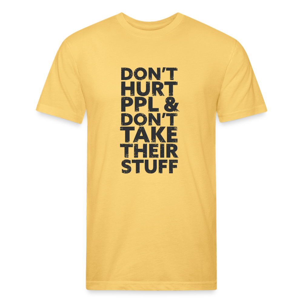 Don't Hurt People | Men's Tee - pastel yellow