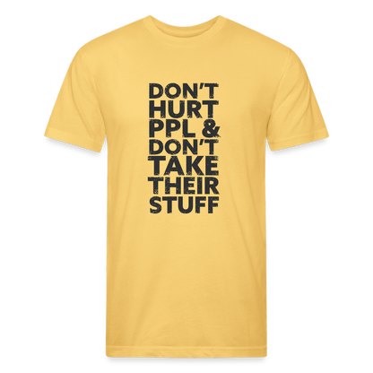 Don't Hurt People | Men's Tee - pastel yellow