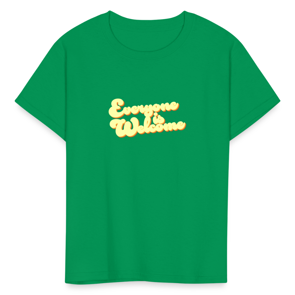 Everyone is Welcome | Youth Tee - kelly green