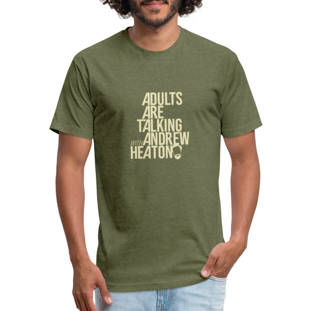 Adults Are Talking | Men's Tee - heather military green