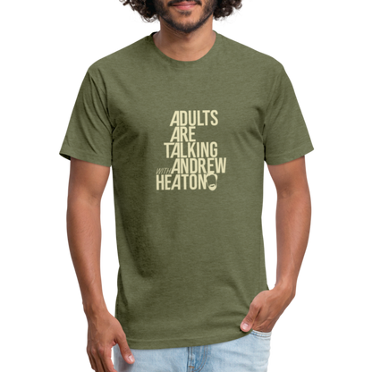 Adults Are Talking | Men's Tee - heather military green