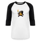 Free the Porcupine | Baseball Tee - white/black