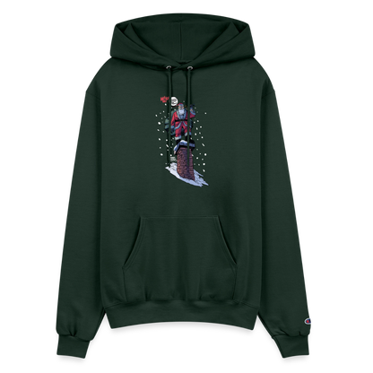 2024 Santa | Pullover Hoodie - Dark Green