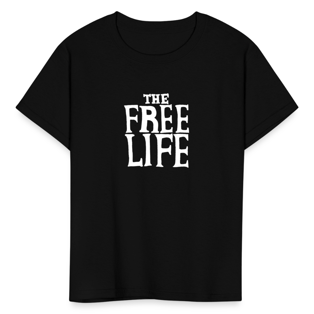 The Free Life | Youth Tee - black