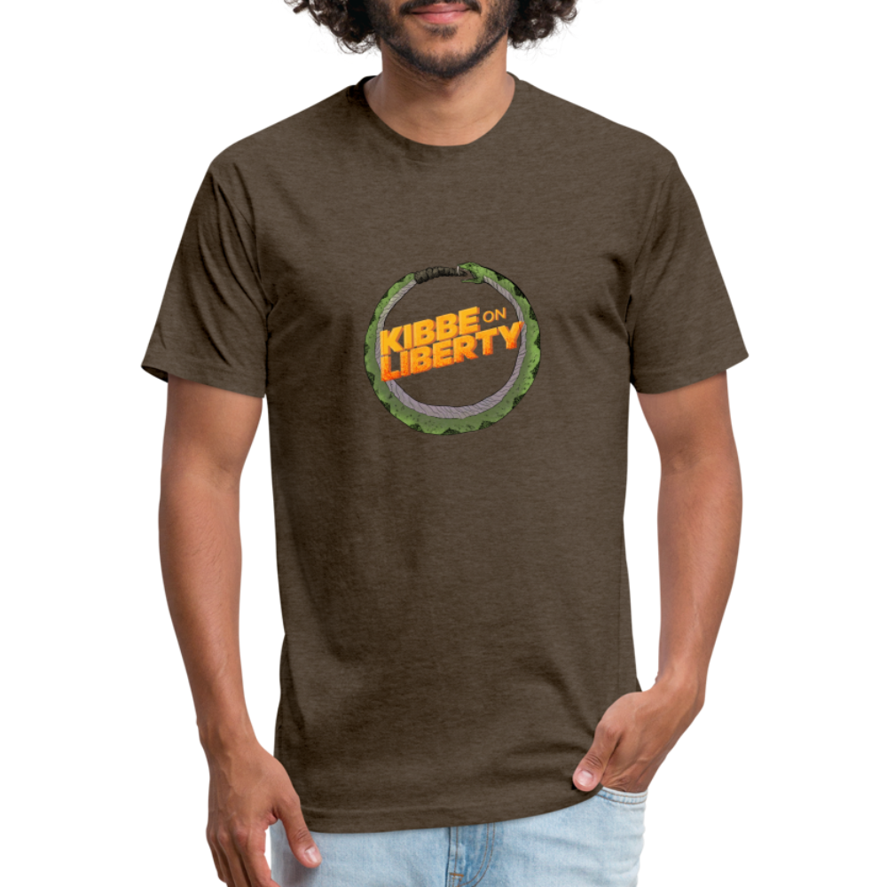 Kibbe on Liberty | Men's Tee - heather espresso