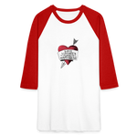 Love, Liberty | Baseball Tee - white/red