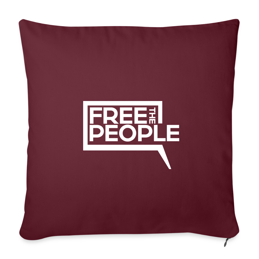 Free the People | Throw Pillow Cover - burgundy