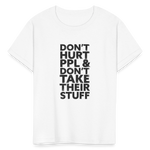 Don't Hurt People | Youth Tee - white