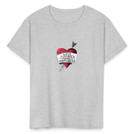 Love, Liberty | Youth Tee - heather gray