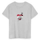 Love, Liberty | Youth Tee - heather gray