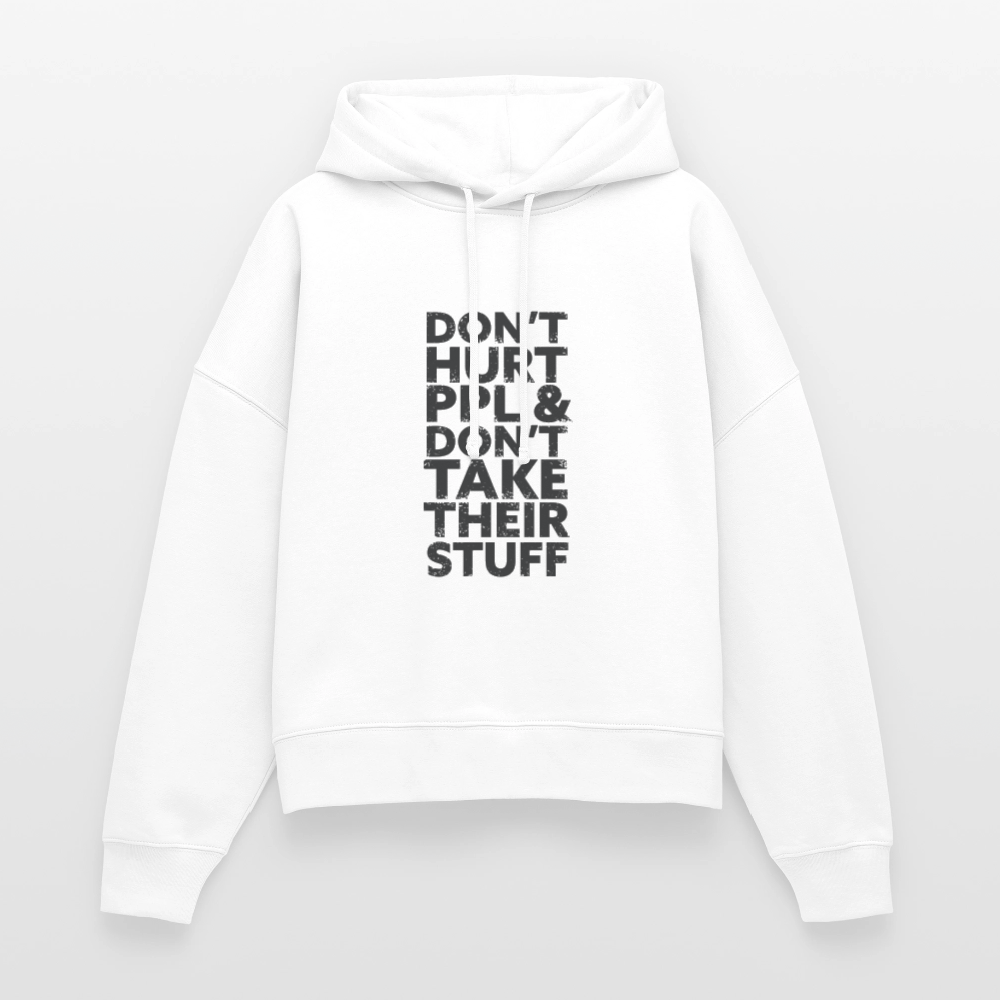 Don't Hurt People | Women's Hoodie - white