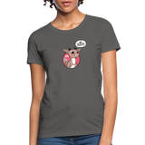 Rudolph Misfits | Women's Tee - charcoal