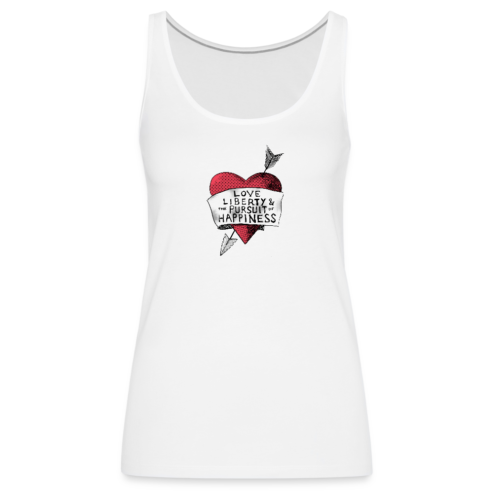Love, Liberty | Women's Tank - white