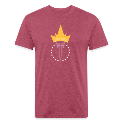 Freedom Torch | Men's Tee - heather burgundy