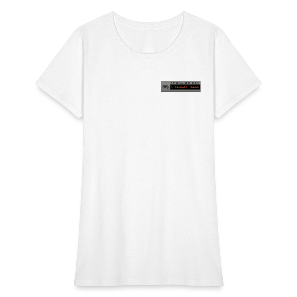 National Debt Clock | Women's Tee - white