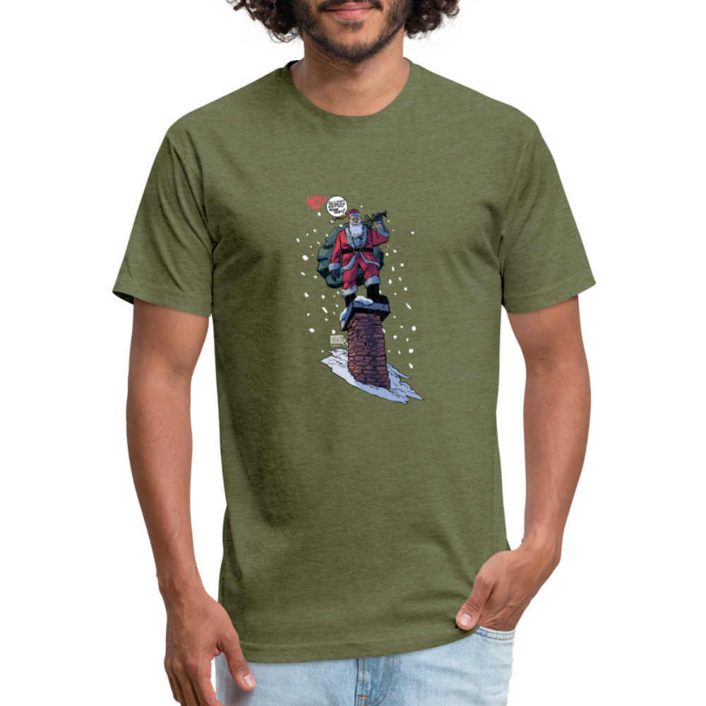 2024 Santa | Men's Tee - heather military green