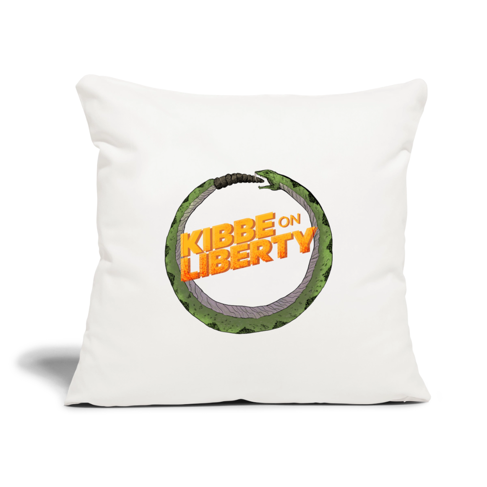 Kibbe on Liberty | Throw Pillow Cover - natural white
