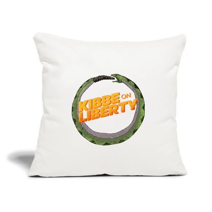 Kibbe on Liberty | Throw Pillow Cover - natural white