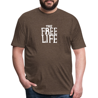 The Free Life | Men's Tee - heather espresso
