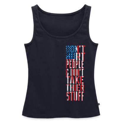 Don't Hurt People | Flag | Women's Tank - navy
