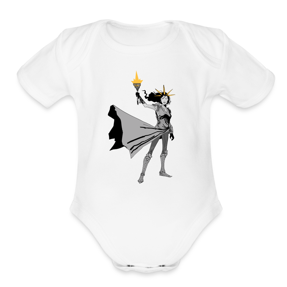 Liberty Hero | Baby Onesie - white