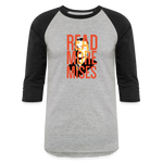 Read More Mises | Baseball Tee - heather gray/black