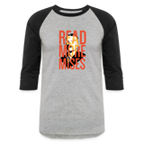 Read More Mises | Baseball Tee - heather gray/black