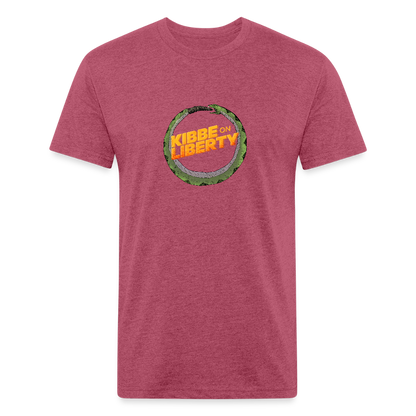 Kibbe on Liberty | Men's Tee - heather burgundy
