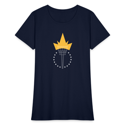 Freedom Torch | Women's Tee - navy