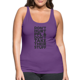 Don't Hurt People | Women's Tank - purple