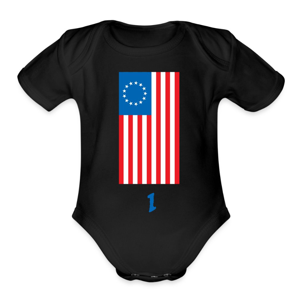 Spirit of '76 | Baby Onesie - black