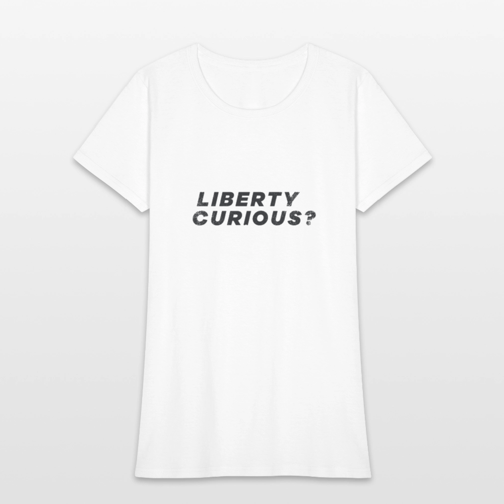 Liberty Curious? | Women's Tee - white