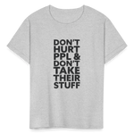 Don't Hurt People | Youth Tee - heather gray