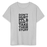 Don't Hurt People | Youth Tee - heather gray