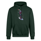 2024 Santa | Pullover Hoodie - Dark Green