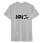 Liberty Curious? | Men's Tee - heather gray